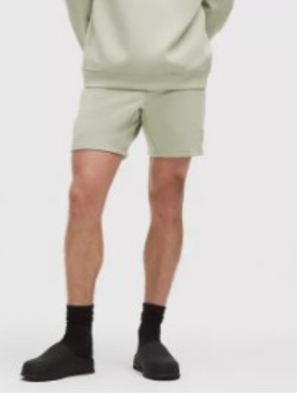 MENS LULULEMON Short NWT Color FOG Green LARGE